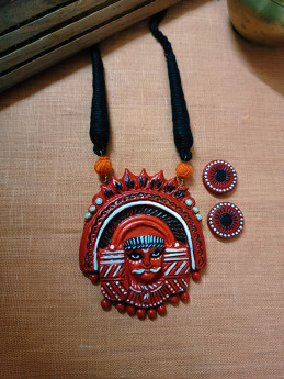 Theyyam Terracotta Necklace 
